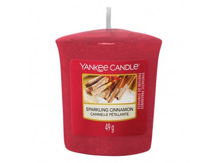 Yankee Candle vonná svíčka 49 g třpytivá skořice
