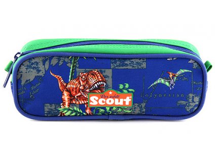 Školní penál Scout Basic - Dinosauři