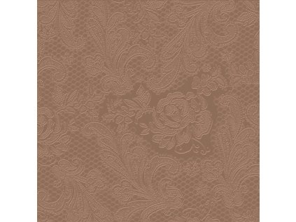 PPD - papírové ubrousky Lace Embossed chocolat