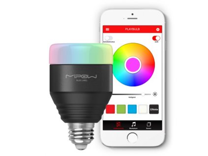 MiPow Playbulb™ Smart chytrá LED Bluetooth žárovka černá