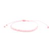 Moni náramek růžový z korálky TOHO