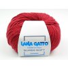 Lana Gatto pletací příze vlna merino SUPER SOFT cherry