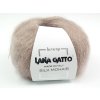 Lana Gatto pletací příze mohér hedvábí SILK MOHAIR oříšková