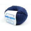Lana Gatto pletací příze vlna merino bavlna MERINOCOT tmavě modrá 2