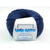 Lana Gatto pletací příze vlna merino bavlna MERINOCOT tmavě modrá