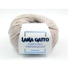 Lana Gatto pletací příze vlna merino bavlna MERINOCOT ecru