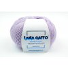 Lana Gatto pletací příze vlna merino bavlna MERINOCOT lila