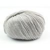 Lana Gatto pletací příze vlna merino SUPER SOFT světle šedá 2