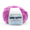 Lana Gatto pletací příze vlna merino SUPER SOFT violet