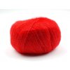 Lana Gatto pletací příze mohér hedvábí SILK MOHAIR ohnivá červená 2