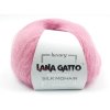 Lana Gatto pletací příze mohér hedvábí SILK MOHAIR pudrová