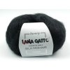 Lana Gatto pletací příze mohér hedvábí SILK MOHAIR černá
