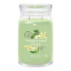 Svíčka ve skleněné dóze Yankee Candle Vanilka s limetou 567 g