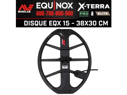 minelab eqx 15 38x30cm