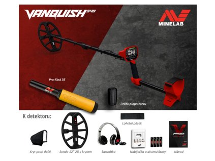 Minelab Vanquish 540 pinpointer set
