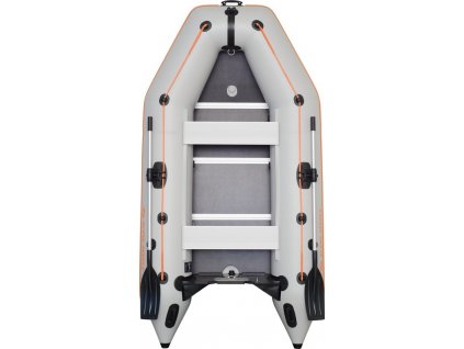 Čln Kolibri KM-300 D šedý, vystužená podlaha