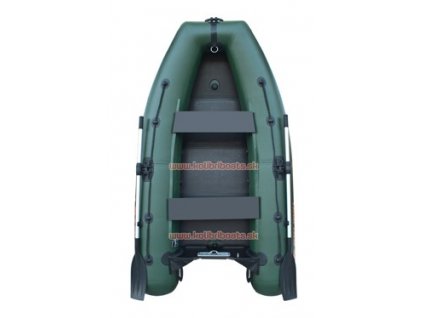 Čln Kolibri KM-330 DL zelený, pevná podlaha