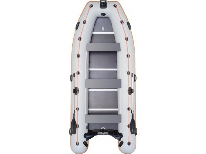 Čln Kolibri KM-450DSL šedý s hliníkovou podlahou