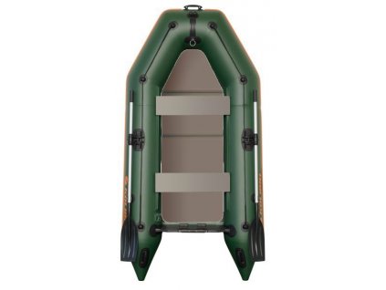 Čln Kolibri KM-245 P zelený, pevná podlaha