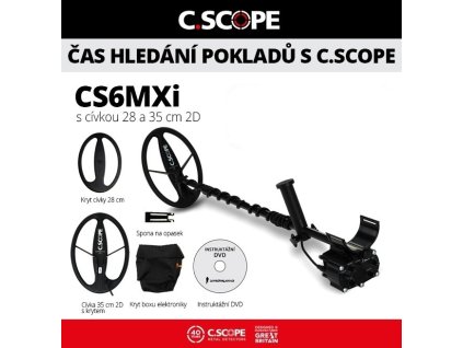 Detektor kovov C.Scope CS6MXi hĺbkový set