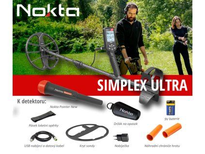 Detektor kovov Nokta Simplex ULTRA