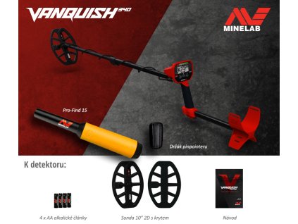 Minelab Vanquish 340 pinpointer set