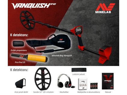 Detektor kovov Vanquish 540+