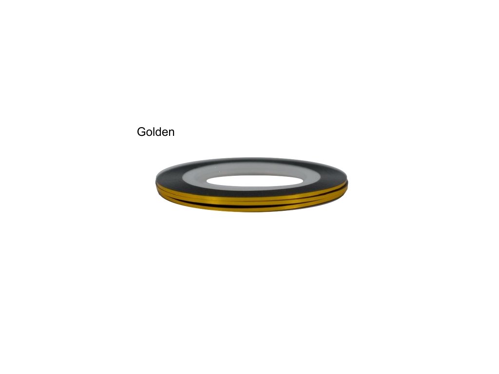 Samolepicí zdobící páska - Golden