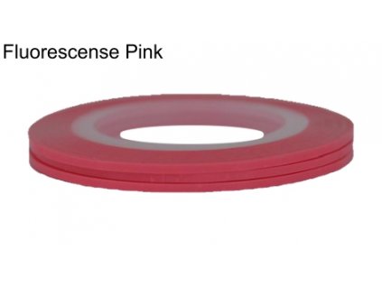 Samolepicí zdobící páska - Fluorescense Pink