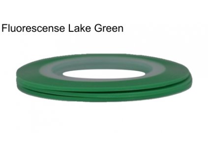 Samolepicí zdobící páska - Fluorescense Lake Green