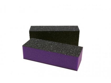 Pilník blok černý-fialový střed  100/100