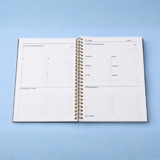 Náhled do týdenního mPlanner Classic