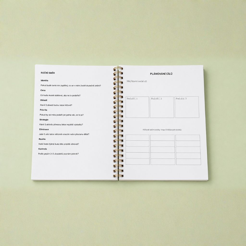 Náhled do mPlanner Focus s plánováním cílů a priorit