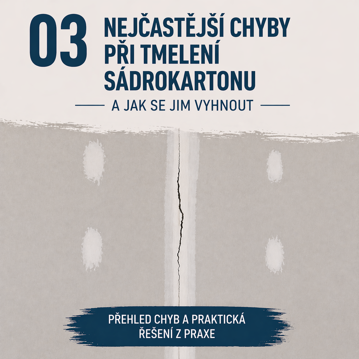 Nejčastější chyby při tmelení sádrokartonu a jak se jim vyhnout