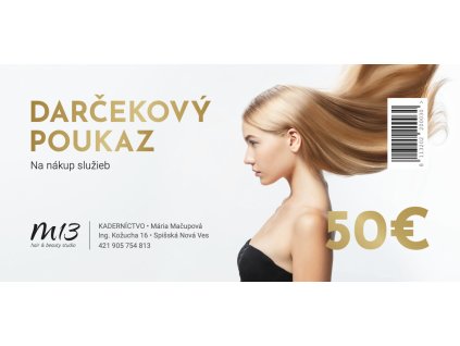 Darčekový poukaz 50€