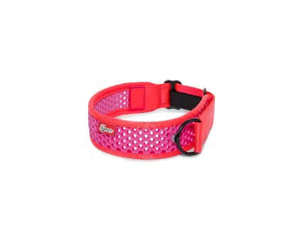 Polostahovací obojek SOFTY | růžový (Rozměr polostah 3,3 cm, 37 - 47cm)