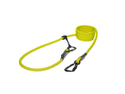 Lanové vodítko EASY LONG - TWIST | velký pes |žlutočerné - 106 (Délka 4 m)