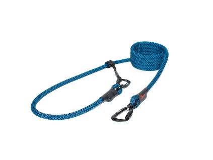 Lanové vodítko EASY LONG - TWIST | velký pes |modročerné - 044 (Délka 4 m)