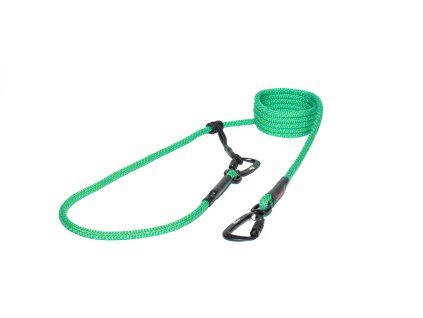 Lanové vodítko EASY LONG - TWIST | střední pes | Mint - 432 (Délka 4 m)