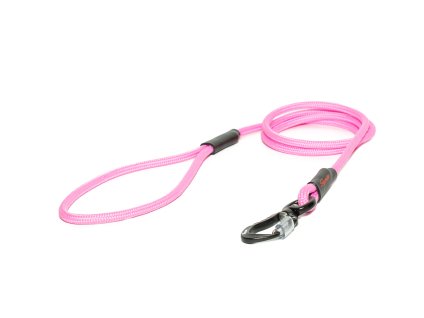 Lanové vodítko KLASIK - TWIST mini | růžové - 604 (Délka 175 cm)