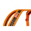 Tamer postroj - SOFTY - oranžovočerný (velikost postroje 8 - obvod krku 54-60 cm - obvod hrduníku 78-98 cm)