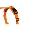 Tamer postroj - SOFTY - oranžovočerný (velikost postroje 8 - obvod krku 54-60 cm - obvod hrduníku 78-98 cm)