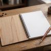 Dřevěný notes (bílý papír)