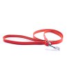 Kožené vodítko STUBBY | Klasické | červené (Šířka 10 mm, Délka 115 cm)