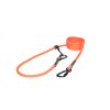Lanové vodítko EASY LONG - TWIST | velký pes |oranžová neon - 074 (Délka 4 m)