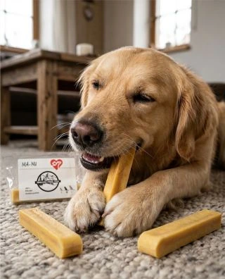 Himalájská tyčka: Nejdéle hrající sýr na světě! 🧀🏔️ Hledáte pro psa něco extra? Tato tradiční receptura z jačího mléka je...