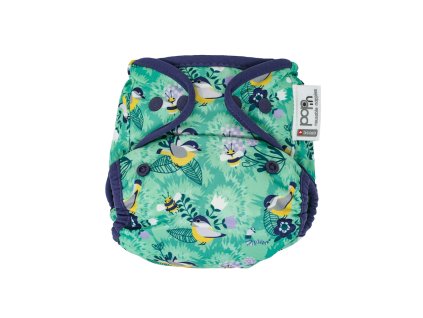Pop-in waterproof popper reusable nappy cover popper Round the Garden