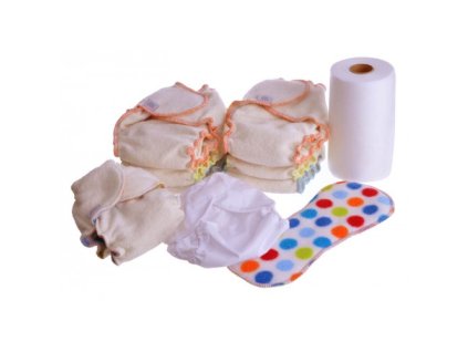 Bum Pack popper - set of nappies (Velikost S (3-7 kg))