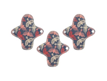 Reusable pantyliners organic cotton cloth pads Mini – - Paradise 3 pcs