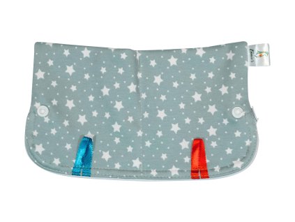 Moon Pouch for cloth pads - Cloud Stars